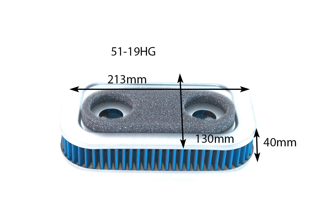 51-19HG XL 88-06  BLUE LIGHTNING AIR FILTER ELEMENT  WITH 4 LAYE